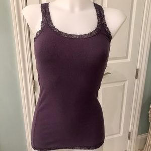 American Eagle purple/eggplant color rank top